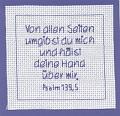 Psalm 139,5 fuer Caroline